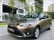 Used 2015 Toyota Vios 1.5 E Sedan F.S.R 79KM 8/10 LIKE NEW 1YRS WARRANTY ONE RETIRED UNCLE DIRECT OWNER