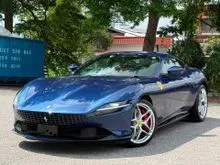 2023 Ferrari Roma 3.9 TWIN TURBO V8 LIKE NEW 6A/1600KM RED LEATHER INTERIOR CARBON FIBRE STEERING MATRIX LED HEADLIGHTS