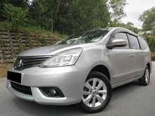 TRUE YEAR MAKE 2014 Nissan Grand Livina 1.8 (A) FULLSPEC IMPUL BODYKIT KEYLESS GPS DVD 1 LADY OWNER MPV