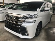 2015 Toyota Vellfire 2.5 ZG SUNROOF PRECRASH UNREG