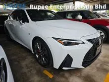 2022 Lexus IS 300 2.0 F SPORT SEDAN SUNROOD ELECTRIC SEAT BLIND SPOT MONITOR DIGITAL INNER MIRROR REVERSE CAMERA JAPAN HIGH GRADE CAR KEYLESS UNREG