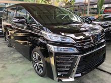 2018 Toyota Vellfire 2.5 ZG NEW FACELIFTS SHOWRROM CAR ALPINE MONITOR JAPAN UNREG