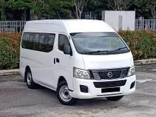 2018 NISSAN NV350 URVAN 2.5d  HIGH ROOF (M) 3 YEARS WARRANTY  *GUARANTEE No Accident/No Total Lost/No Flood & 5 Day Money back Guarantee*