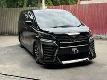 2018 Toyota Vellfire 2.5 ZG MPV PILOT SEAT SUNROOF MOONROOF (LOAN KEDAI IC SAHAJA)