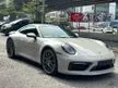 Recon 2020 Porsche 911(992) 3.0 Carrera S Coupe CRAYON WHITE, BOSE, GT Sport MFSW,, 20/21 RS Spyder Rims
