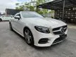 Recon 2019 MERCEDES BENZ E200 AMG CABRIOLET 2.0 TURBOCHARGED WITH BLUE SOFT TOP FREE 5 YEARS WARRANTY - Cars for sale
