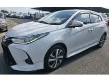 2021 Toyota YARIS 1.5 A (G) AEROKITS CVT (+/-) (7-AT) FACELIFT (AT) (HATCHBACK) (GOOD CONDITION) PLATINUM WHITE PEARL (089) PLATE SABAH - 85,500KMS