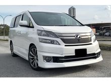 2013 Toyota Vellfire 3.5 V L VL NANOE AIR SYSTEM 360 ANGLE CAMERA PILOT SEAT WARRANTY VELLFIRE VL