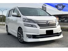 2013 Toyota Vellfire 3.5 V L Edition NANOE AIR SYSTEM 360 ANGLE CAMERA PILOT SEAT WARRANTY