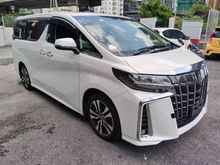 2019 Toyota Alphard 2.5 SC Package *SUNROOF *ALPINE SET *PCS *LKA *BSM (UNREGISTERED)