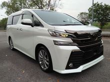 2016 Toyota Vellfire 2.5 Z Golden Eyes *** High Trade In***Premium Warranty***Monitor***