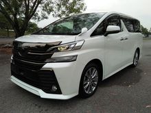 2016 Toyota Vellfire Z Golden Eyes 2.5*** High Trade In***No SST Stock***Monitor***