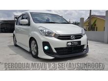 2015 Perodua Myvi 1.3 (A) SE (ONTHEROAD PRICE) Low Mileage Convert Passo Sunroof Low Sport Spring Well Maintained Worth Buy