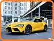 Recon UNREG 2020 Toyota GR Supra RZ 3.0 TWIN TURBO JBL SOUND APPLE CAR PLAY HEAD UP DISPLAY FULL LEATHER ELECTRICAL MEMORY SEAT LED HEADLAMP YELLOW LIMITED