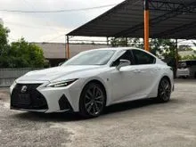 2021 Lexus IS 300 2.0 F Sport 360 Cam Red Int Spare Tyre Promo