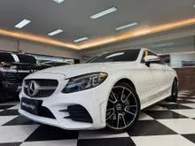 2019 Mercedes-Benz C300 2.0 AMG Line Coupe Reg 2020 White On Black Km10rb Antik Panoramic Sunroof PBD RARE Item #AUTOHIGH #BEST VALUE