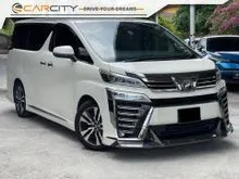 2020 Toyota Vellfire 2.5 ZG MPV WARRANTY 3 EYES LED LAMPS BLIND SPOT PILOT SEAT POWER BOOT REVERSE CAMERA MEMORY SEAT
