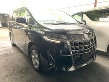 2018 Toyota Alphard 2.5 (A) PROMOTION PRICE WIT SST NEW FACELIFE ,2 POWER DOOR ,8 SEATER UNREG