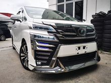 2018 Toyota Vellfire 2.5 - NFL - Unreg - 3Led - Original Modellista Bodykit - Alphine Sound system