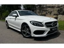 2016 Mercedes-Benz C200 2.0 Coupe AMG LINE weekend Car Low Mileage Original Condition 1 Owner