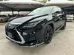 Recon 2018 Lexus RX300 2.0 BLACK SEQUENCE SUNROOF 360 CAMERA BSM POWER BOOT JAPAN SPEC UNREGS