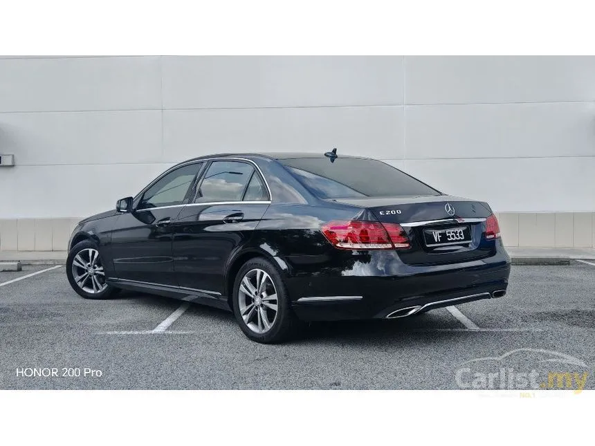 2013 Mercedes-Benz E200 Avantgarde Sedan