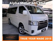 2015 TRUE Toyota Hiace 2.5 (M) DIESEL FACELIFT WINDOW VAN HIGH ROOF VIP SEAT CNY PROMOTION