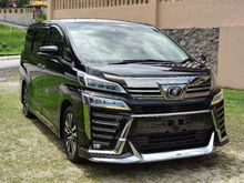 2018 TOYOTA VELLFIRE 2.5 ZG MODELLISTA PACKAGE - RUNNING SIGNAL LIGHT - RED PUSH START BUTTON - DIGITAL INNER MIRROR - PRE CRASH SYSTEM - ROOF MONITOR