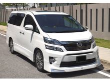 2012 Toyota Vellfire 2.4 ZG MPVs TWIN PILOT SEATS