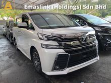 2016 Toyota Vellfire 2.5 Z G Edition MPV SUNROOF MOONROOF PRE CRASH SYSTEM 360 SURROUND CAMERA PRICE INCLUSIVE SST FREE 2 YEAR WARRANTY