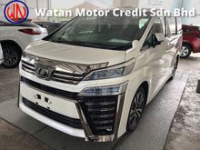 2018 Toyota Vellfire 2.5 ZG Edition Full Leather Pilot Memory Seat 360 Surround Camera Power Boot 2 Power Door Pre Crash Lane Keep Assist 9 Air Bag