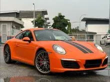 2016/2021 Porsche 911 3.0 Carrera 4S Coupe (Sport Chrono Package,Sport Exhaust System,Retractable Spoiler,RS Spyder RIm)