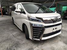 2018 Toyota Vellfire 2.5 ZG FULL SPEC