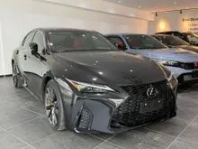 UNREG 2022 Lexus IS300 2.0 F Sport Sedan - Sunroof - Red Leather Seats - Seat Ventilation - Tip Top Condition - We have many units kindly contact me