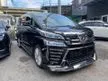 Recon 2019 Toyota Vellfire 2.5 Z (A) 7 SEATER 2 PDR MODERLISTA BODYKIT SUNROF MOONROOF ORIGINAL ROOF MONITOR - Cars for sale
