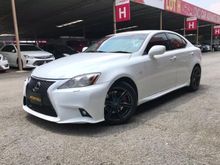 2011 Lexus IS250 2.5 (A) SPORT EDITION JAPAN SPEC, F-SPORT BUMPER, NAPPA LEATHER SEAT, KEYLESS PUSH START, PADDLE SHIFT, 18 INCH LENSO SPORT RIMS