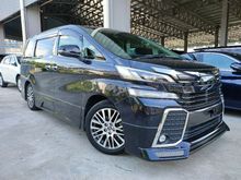 2016 Toyota Vellfire 2.5 ZG Sun Roof Pilot Seat P/Boot Bodykits Unregister