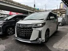 2021 Toyota Alphard 2.5 SC PILOT SEAT SUNROF MOONROOF JBL SYSTEM 360 CAMERA DIM BSM FULLY LOADED