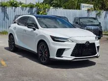 Offer Unreg 2023 Lexus RX 350 2.4 F Sport Handling SUV White/Panaromic Roof/2ND ROW ELECTRIC SEAT/HUD/DIM/BSM/ADVANCE DRIVE/ FREE 6 YEAR WARRANTY