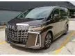 Recon 2020 Toyota Alphard 2.5 SC / SUNROOF / 3 LED / BSM / DIM / BROWN COLOUR LIMITED