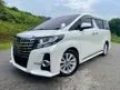 Used 2017 Toyota Alphard 2.5 G SA MPV SC # ALPINE PLAYER # DUAL POWER DOOR # POWER BOOT # LEATHER SEAT # CRUISE CONTROL # REVERSE CAMERA # KEYLESS ENTRY