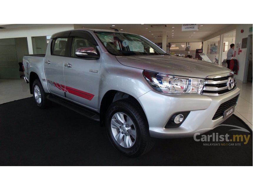 Toyota Hilux 2017 G 2 4 In Johor Automatic Pickup Truck Silver For 2017 Toyota Hilux G Pickup Truck