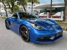 2019 Porsche 718 2.5 Cayman S Coupe SPORT CHRONO PACKAGE SPORT EXHAUST SPORT SEATS PLUS