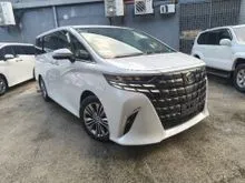 2024 Toyota Alphard 2.5 Z 7-Seater MPV,GRADE 4.5A,SUNROOF,DIM,BSM, SURROUND CAMERA 360,2024 UNREG