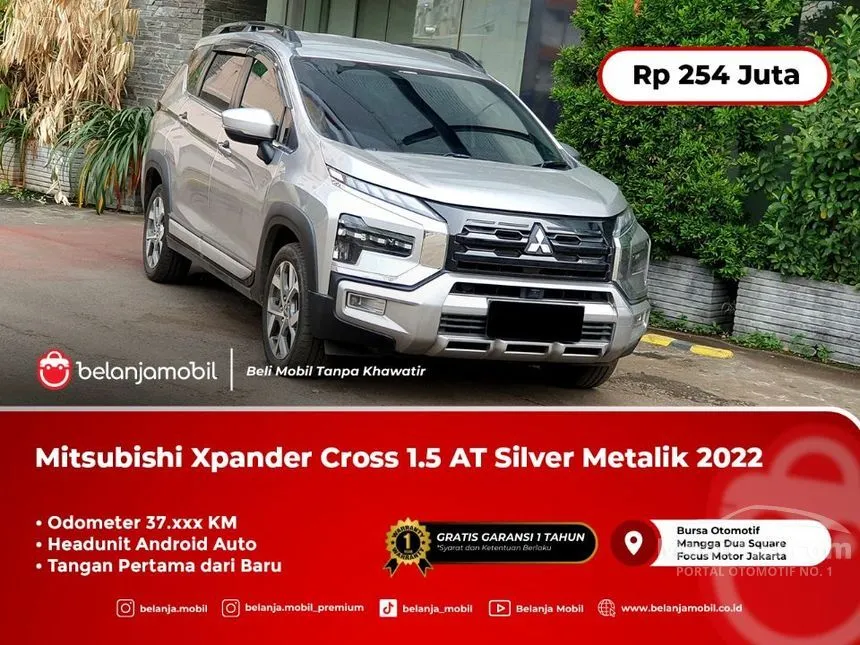 Jual Mobil Mitsubishi Xpander 2022 CROSS 1.5 di DKI Jakarta Automatic Wagon Silver Rp 254.000.000