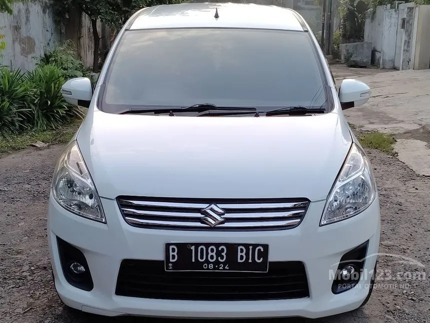 Jual Mobil Suzuki Ertiga 2014 GX 1.4 di DKI Jakarta Automatic MPV Putih Rp 123.000.000