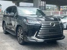 5A 3447KM BROWN SEAT 2024 Lexus LX 600 3.4 7 seater MARK LEVINSON COOL BOX REAR ENTERTAINMENT BODYKIT FULL SPEC SUV