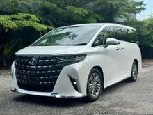 2024 Toyota Alphard 2.5 Z 7-Seater MPV 6kKM 5A Full Spec