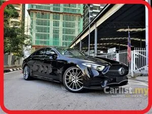 UNREGISTERED 2018 Mercedes-Benz CLS450 3.0 TURBO WITH EQ BOOST 4MATIC AMG PREMIUM PLUS BURMESTER SURROUND CAM WINDSCREEN COCKPIT SUNROOF AMBIENT LIGHT