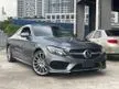 Recon 2018 Mercedes-Benz C180 1.6 Sports Plus Coupe PANROOF HUD 2EMS BSM RED SEAT UNREG FULL - Cars for sale